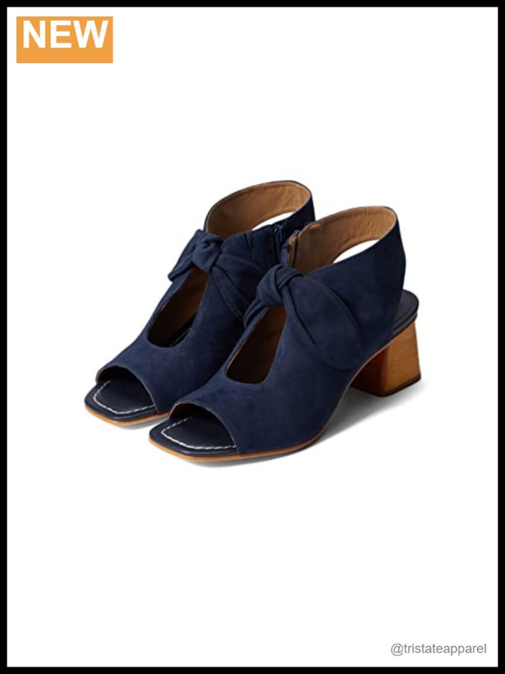 Bernardo Lizzie Leather Heeled Sandals Block Heel Zippered Closure Women's
